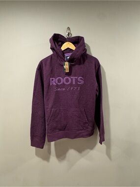 Roots Woodland Hoodie Women’s Medium – NWT – Purple / Pickled Beet